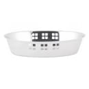 Vollrath 46624 55 oz Oval Serving Bowl - Mirror-Finish Stainless thumbnail 2