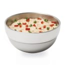 Vollrath 46665 3/4 qt Round Insulated Bowl - Mirror/Satin Finish Stainless thumbnail 2