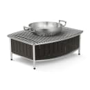 Vollrath 4667575 Large Contoured Buffet Station - 21x16x7 1/2" Black thumbnail 2