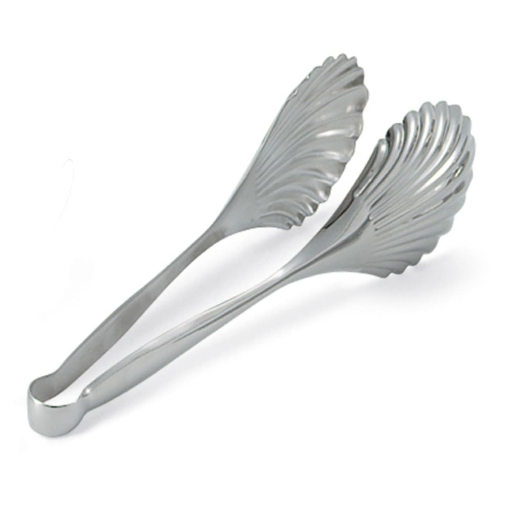 Vollrath 46927 10"L Stainless Scallop Tongs