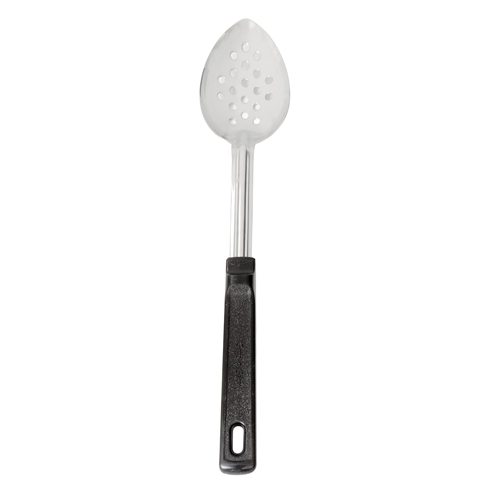 Vollrath 46946 14" Perforated Serving Spoon - Black