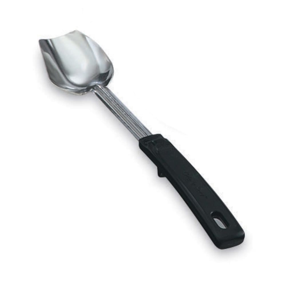 Vollrath 46948 3 Sided Solid Serving Spoon - Black