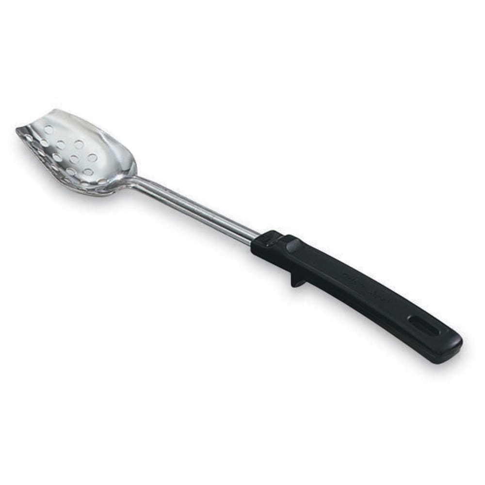 Vollrath 46949 3 Sided Perforated Serving Spoon - Black