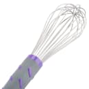 Vollrath 47002 10" Piano Whip - Purple Nylon Handle, Stainless Steel thumbnail 3