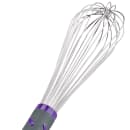 Vollrath 47003 12" Piano Whip - Purple Nylon Handle, Stainless Steel thumbnail 4
