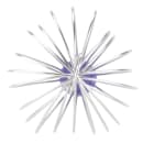 Vollrath 47004 14" Piano Whip - Purple Nylon Handle, Stainless Steel thumbnail 2