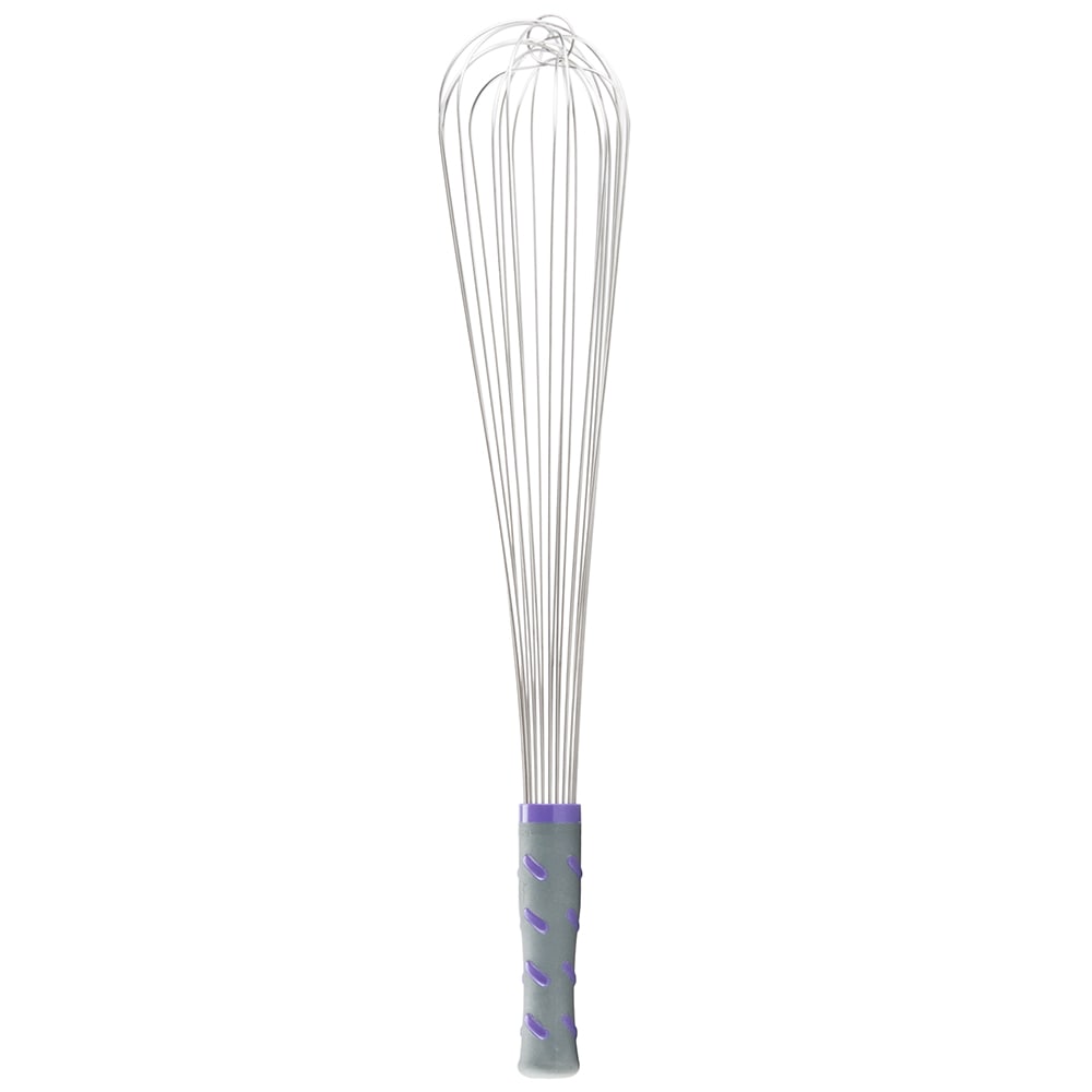 Vollrath 47006 18" Piano Whip - Purple Nylon Handle, Stainless Steel