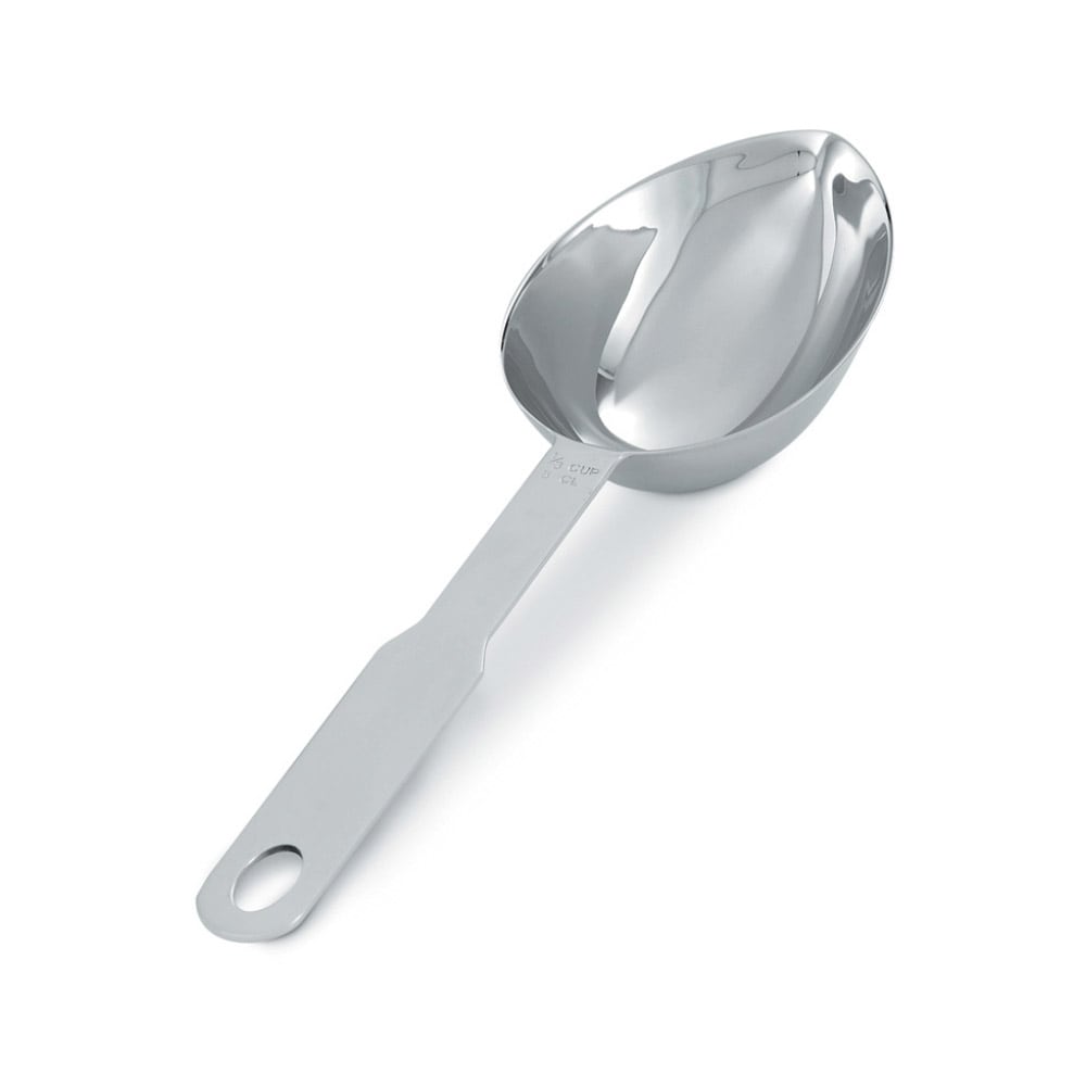 Vollrath 47057 1/3 Cup Measuring Scoop/Cup - Stainless