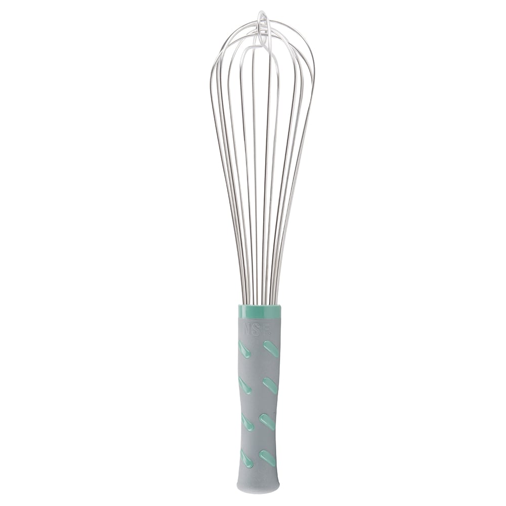 Vollrath 47091 12" French Whip - Aqua Nylon Handle, Stainless Steel