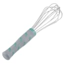 Vollrath 47091 12" French Whip - Aqua Nylon Handle, Stainless Steel thumbnail 2
