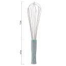 Vollrath 47091 12" French Whip - Aqua Nylon Handle, Stainless Steel thumbnail 5