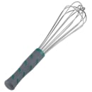 Vollrath 47092 14" French Whip - Aqua Nylon Handle, Stainless Steel thumbnail 3