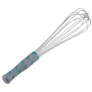Vollrath 47093 16" French Whip - Aqua Nylon Handle, Stainless Steel thumbnail 3
