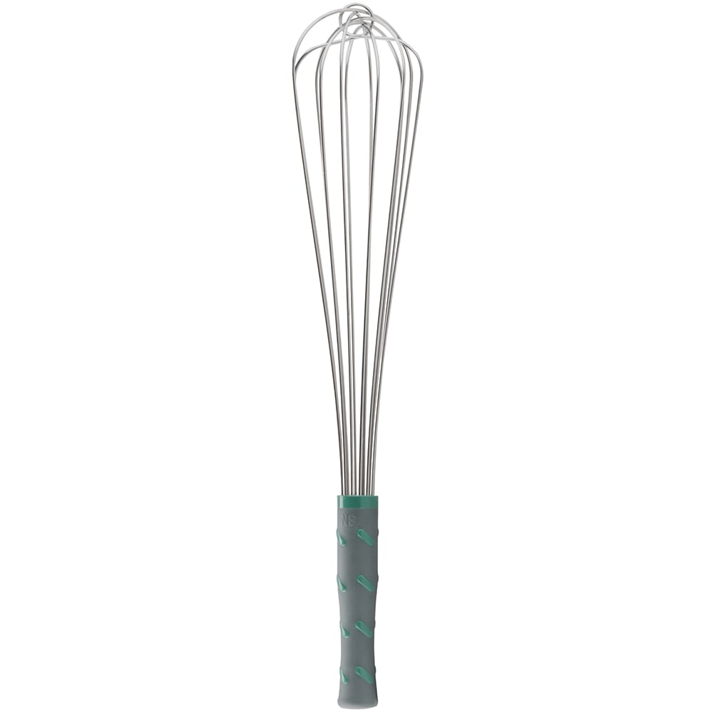 Vollrath 47094 18" French Whip - Aqua Nylon Handle, Stainless Steel