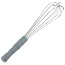 Vollrath 47094 18" French Whip - Aqua Nylon Handle, Stainless Steel thumbnail 2