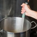 Vollrath 47094 18" French Whip - Aqua Nylon Handle, Stainless Steel thumbnail 5