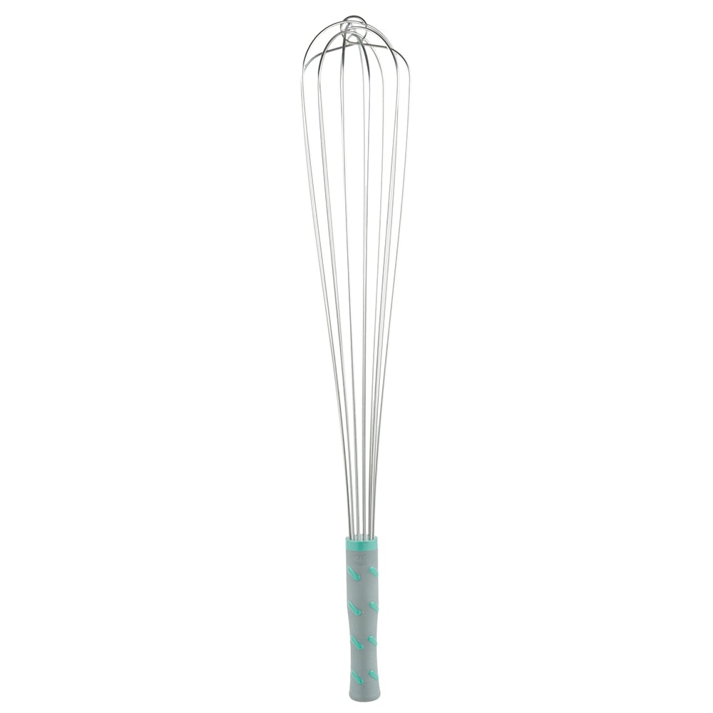Vollrath 47096 22" French Whip - Aqua Nylon Handle, Stainless Steel