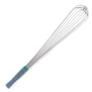 Vollrath 47096 22" French Whip - Aqua Nylon Handle, Stainless Steel thumbnail 2
