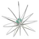 Vollrath 47096 22" French Whip - Aqua Nylon Handle, Stainless Steel thumbnail 3