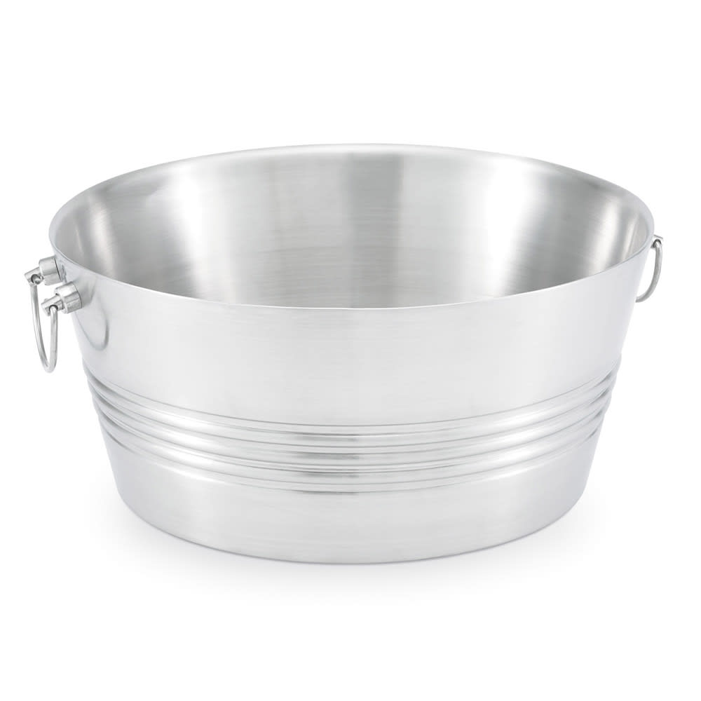 Vollrath 47226 14 1/2" Round Cooling Tub - 7"H, Stainless