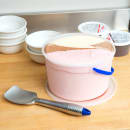 Vollrath 47270 10 1/8" Ice Cream Spade - Aluminum, Blue thumbnail 5