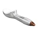Vollrath 47274 4 oz Ice Cream Scoop - Size 10, Aluminum, Brown thumbnail 2