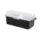 Vollrath 4740-06 (2) Compartment Bar Garnish Tray - Domed Lid thumbnail 2