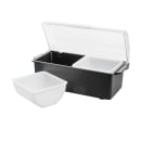 Vollrath 4740-06 (2) Compartment Bar Garnish Tray - Domed Lid thumbnail 5