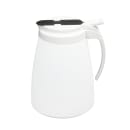 Vollrath 4748-05 48 oz Dripcut® Cylindrical Dripcut Server - White Polyethylene, White Plastic Top thumbnail 2