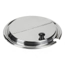Vollrath 47486 4 1/8 qt Hinged Inset Cover - Mirror-Finish Stainless thumbnail 2