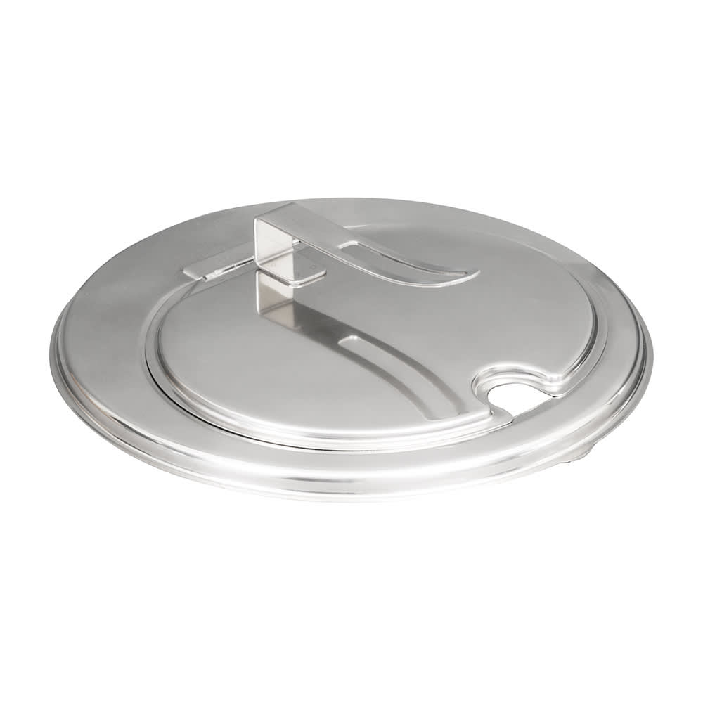 Vollrath 47494 Hinged Inset Cover for 11 1/4 qt Inset - Stainless Steel