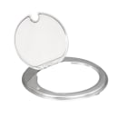 Vollrath 47494 Hinged Inset Cover for 11 1/4 qt Inset - Stainless Steel thumbnail 2