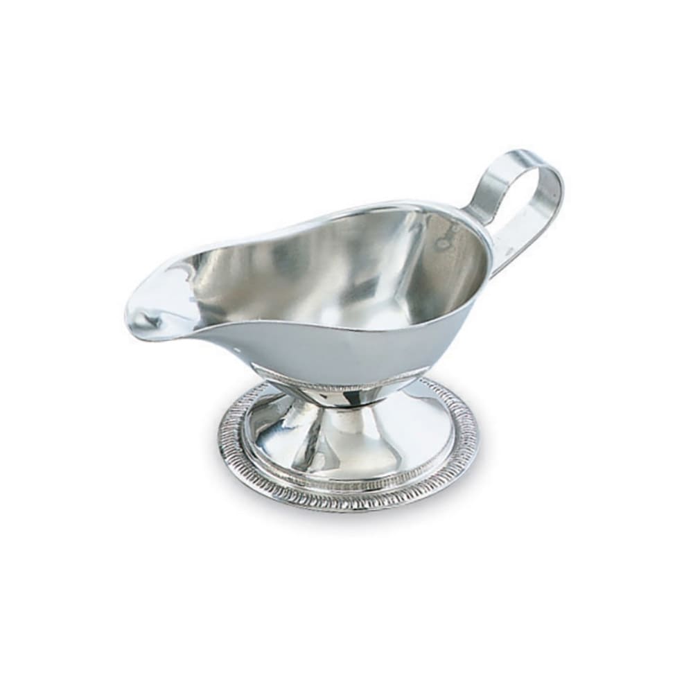 Vollrath 47573 3 oz Gravy/Sauce Boat - Gadroon Base, Stainless