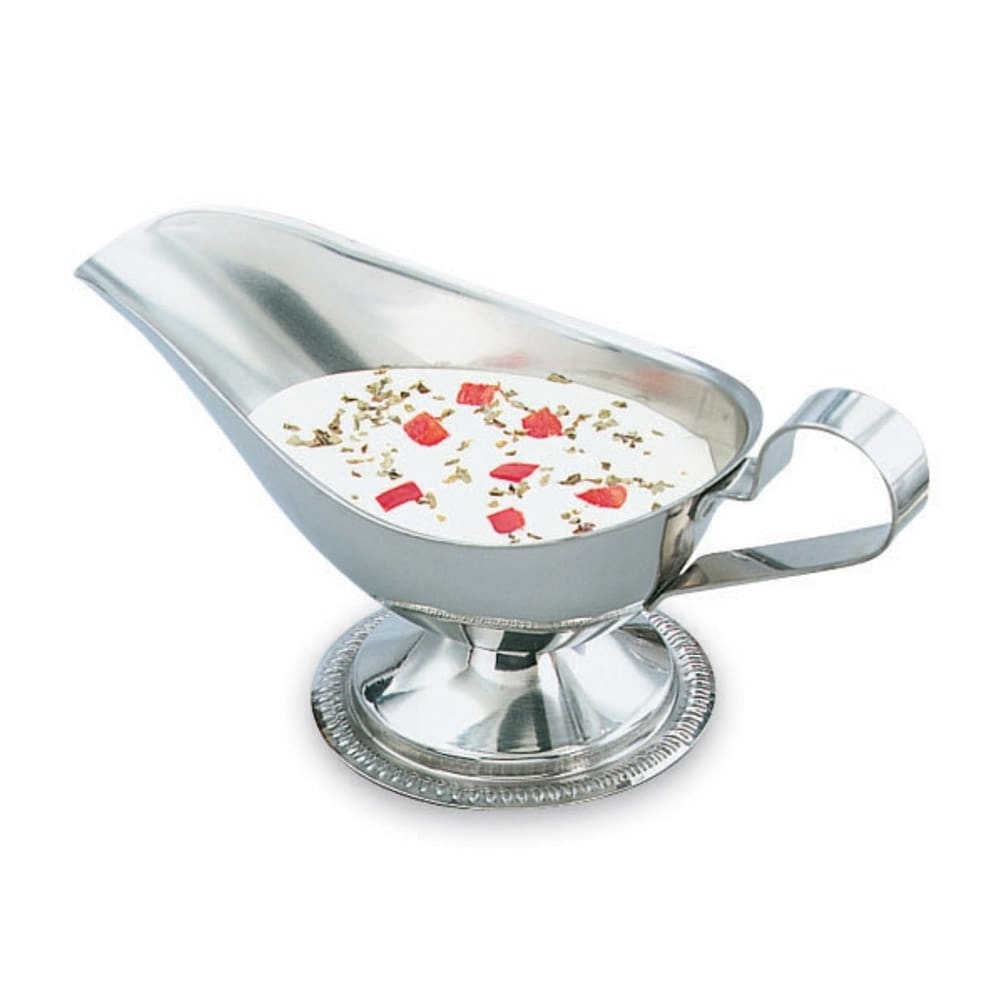 Vollrath 47575 5 oz Gravy/Sauce Boat - Gadroon Base, Stainless