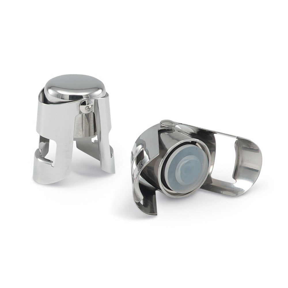 Vollrath 47603 Champagne Stopper - Butterfly-Style, Mirror-Finish Stainless