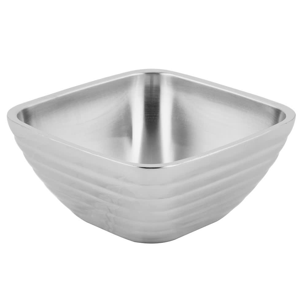 Vollrath 47632 1 4/5 qt Square Beehive Insulated Bowl - Mirror Finish Stainless