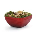 Vollrath 4763515 5 1/5 qt Square Insulated Bowl - Stainless, Dazzle Red thumbnail 2