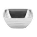 Vollrath 4763750 8 1/5 qt Square Insulated Bowl - Stainless, Pearl White thumbnail 3