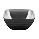Vollrath 4763760 8 1/5 qt Square Insulated Bowl - Stainless, Black thumbnail 2
