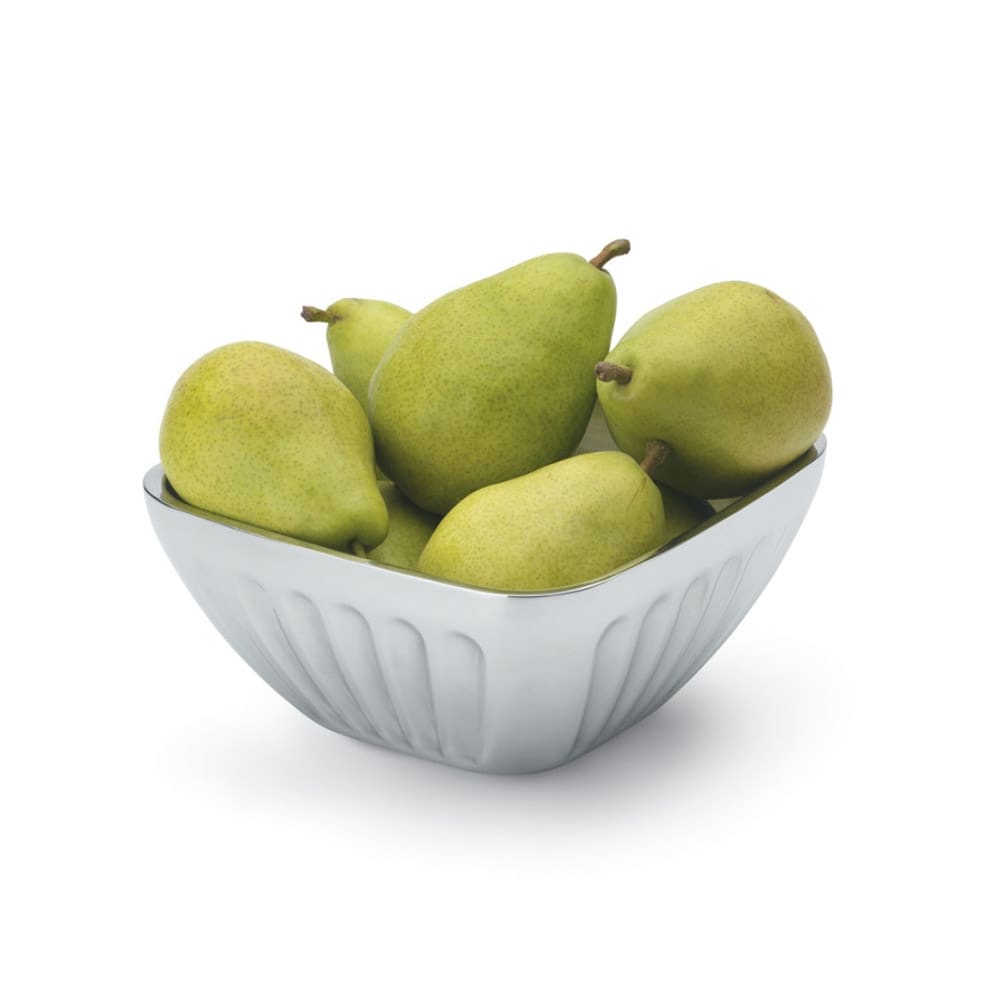 Vollrath 47681 1 4/5 qt Square Plain Insulated Bowl - SatinFinish Stainless