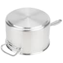 Vollrath 47743 7 qt Intrigue® Stainless Sauce Pan w/ Hollow Metal Handle - Induction Ready thumbnail 4