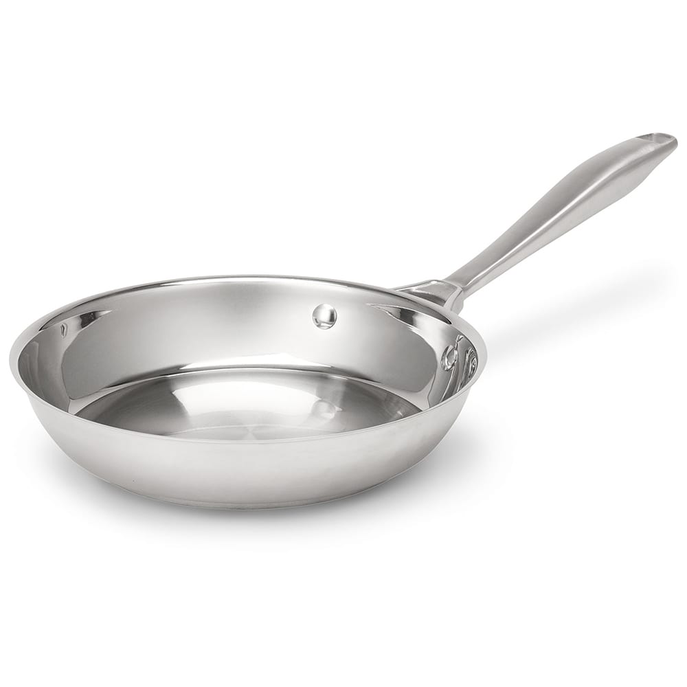 Vollrath 47751 9 3/8" Intrigue® Stainless Steel Frying Pan w/ Hollow Metal Handle - Induction Ready