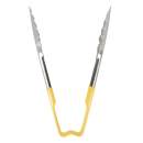 Vollrath 4780650 6"L Stainless Steel Utility Tongs - Yellow thumbnail 2