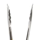 Vollrath 4780650 6"L Stainless Steel Utility Tongs - Yellow thumbnail 3