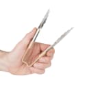 Vollrath 4780660 6"L Stainless Steel Utility Tongs - Tan thumbnail 4
