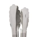Vollrath 4780670 6"L Stainless Steel Utility Tongs - Green thumbnail 3