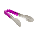 Vollrath 4780680 6"L Stainless Utility Tong, Purple thumbnail 3