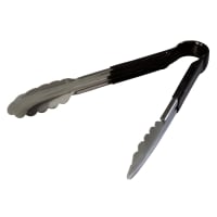 Vollrath 4780920 9 1/2"L Stainless Steel Utility Tongs - Black thumbnail 7