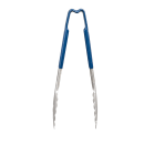 Vollrath 4780930 9 1/2"L Stainless Steel Utility Tongs - Blue thumbnail 2
