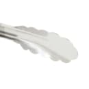 Vollrath 4780980 9 1/2"L Stainless Steel Utility Tongs - Purple thumbnail 4